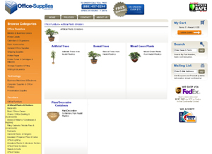 Artificial Plants & Holders